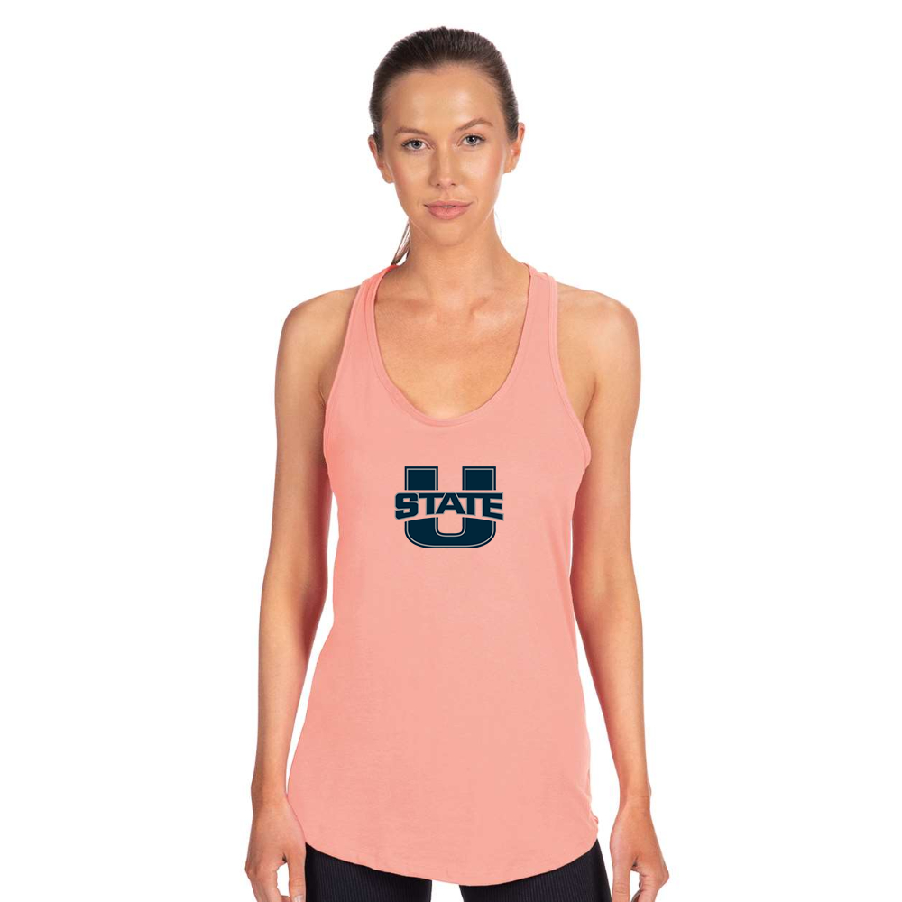 Women's Utah State Aggies   Next Level Ideal Racerback Tank